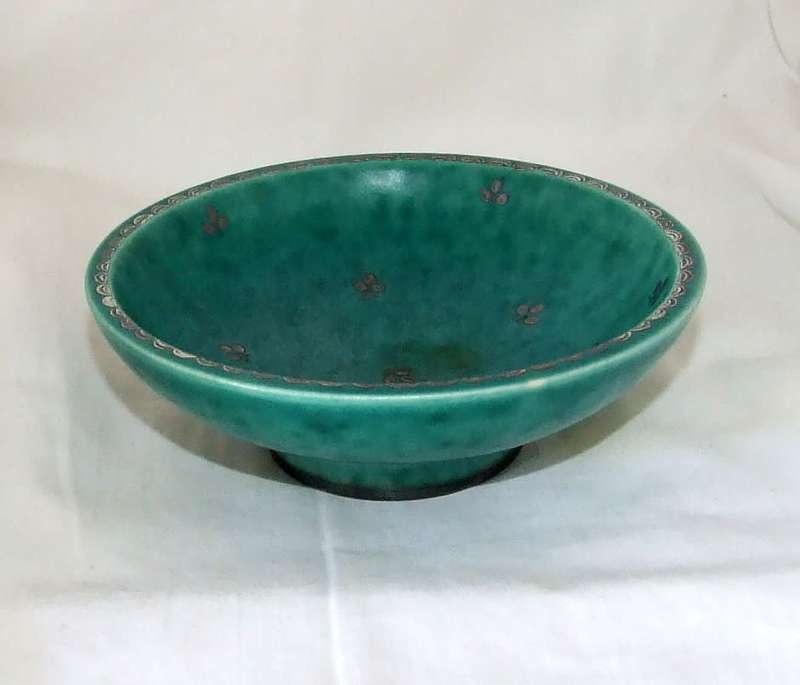 Vintage Gustavsberg Argenta Bowl (#1094) - Mid-Century Modern Swedish Design (126mm)