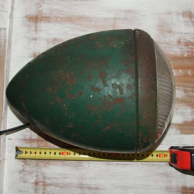 Huge vintage car headlight lamp spot light