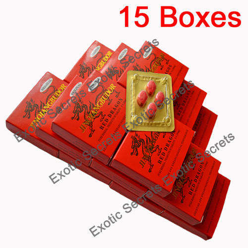 Red Dragon - Male Performance Enhancer 200mg 60 x Tablets (15 Boxes).