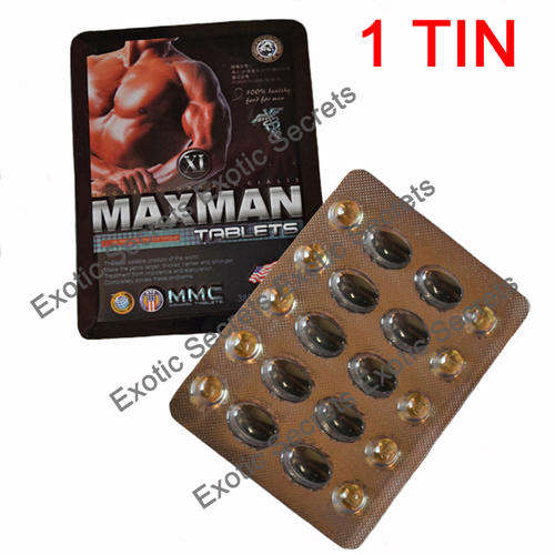 MaxMan XI - Male Enhancement Tablets 3800mg (10 x Tablets & 10 x Gel Capsules)