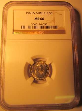 **1963 MS66 2.5C SA #Only 83 Graded in the grade MS66#**