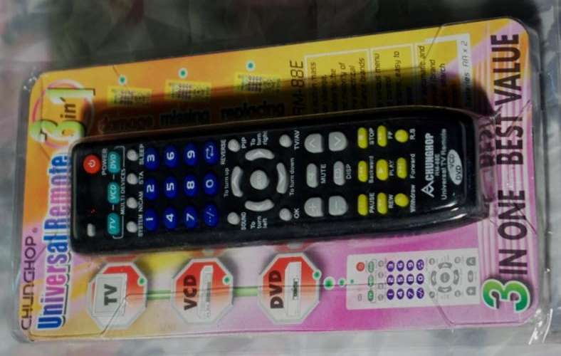 Universal Remote 3 in 1 (TV, DVD, VCD)