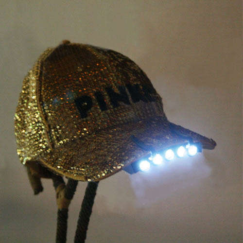 5 LED CAP HAT BRIM CLIP LIGHT HEADLAMP for CAMPING, FISHING, HIKING, JOGGING, MECHANICAL WORK, etc