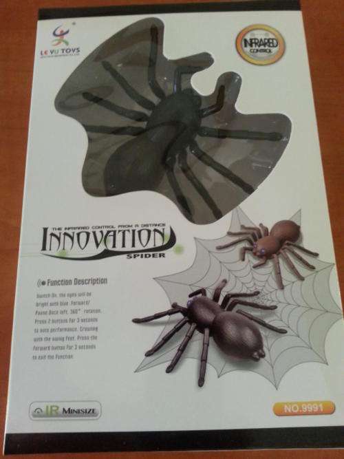 2 on Auction !!!!!! Lifelike Radio Control Robotic Spider