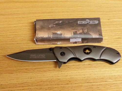 58 HRS Cobolt Steel Flick Knife