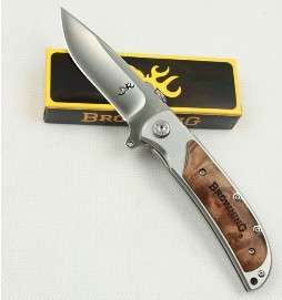 BROWNING, LARGE, WOODEN HANDLE