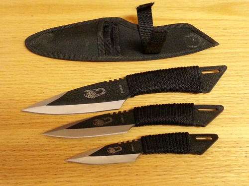 3pcs Throwing Knives Scorpion