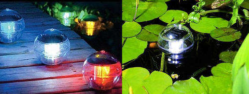MULTI COLOURED SOLAR FLOATING / HANGING WATERPROOF LIGHT