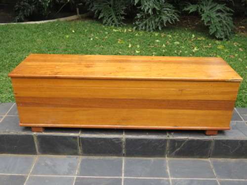 Military wooden shell chest