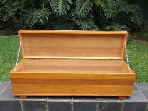 Military wooden shell chest