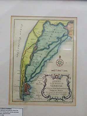 Cours de la Riviere de Senegal published in 1746.