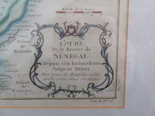 Cours de la Riviere de Senegal published in 1746.