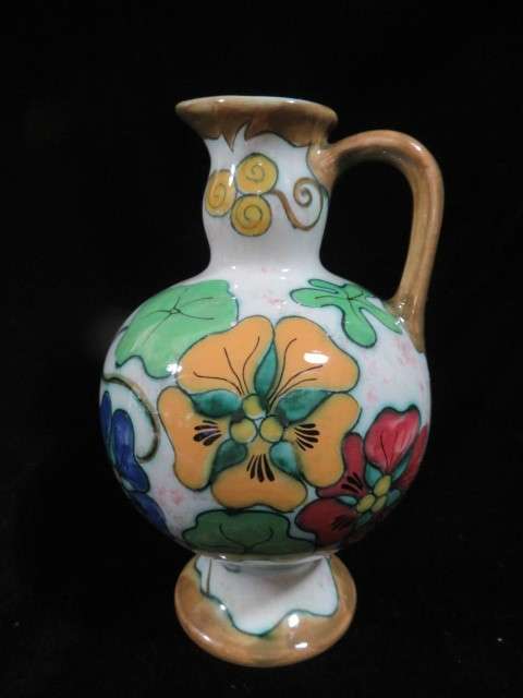 Kers (Gouda) floral porcelain ewer.