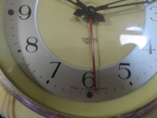 Vintage Smith's sectric wall clock