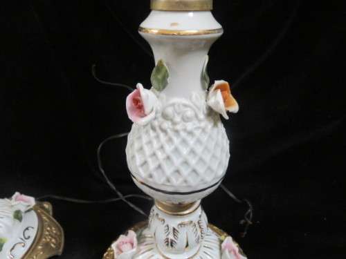 Pair of bedside lamps