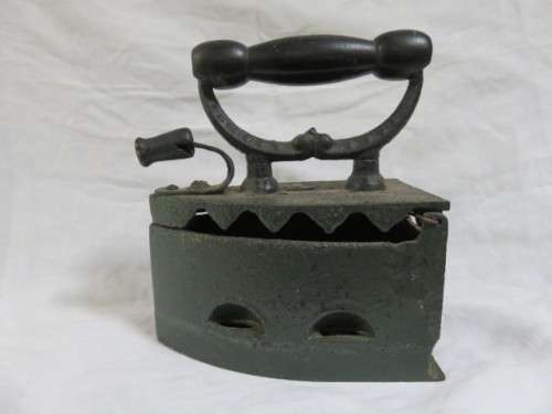 Antique cast iron charcoal sad iron