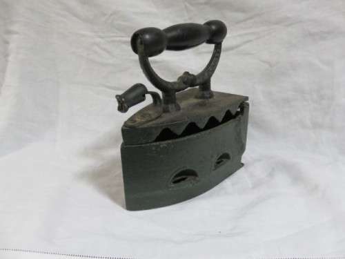 Antique cast iron charcoal sad iron