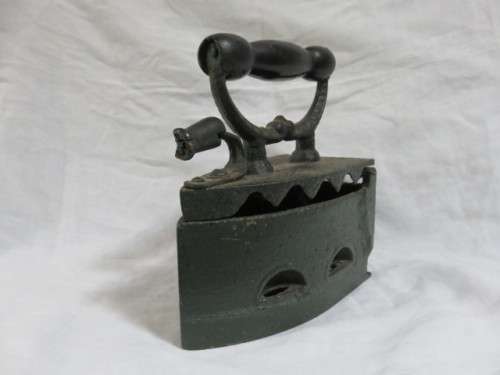Antique cast iron charcoal sad iron