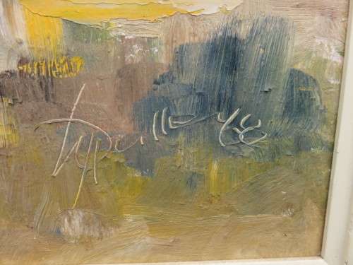 Hulley - Oil on board, `The Cattle Hearders`