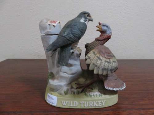 Wild Turkey and Falcon No.11 limited edition liquor bottle