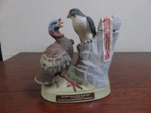 Wild Turkey and Falcon No.11 limited edition liquor bottle