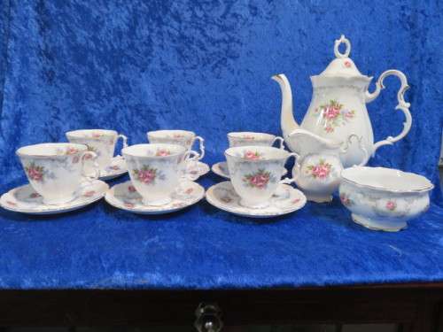 Royal Albert `Tranquility` coffee set.