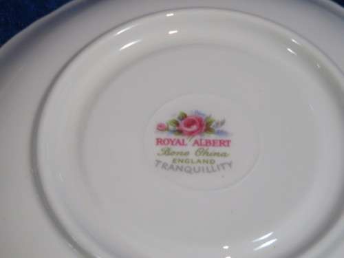 Royal Albert `Tranquility` cake plate.