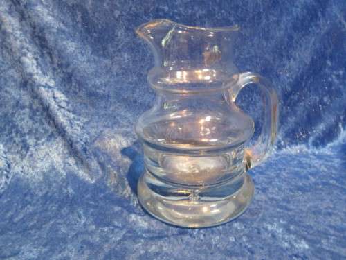 Krosno (Poland) glass pitcher.
