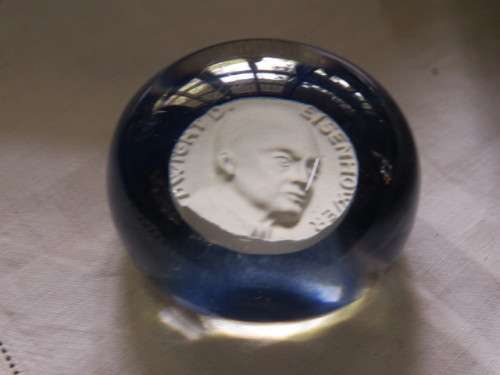 Baccarat crystal paperweight