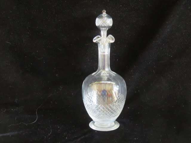 Early 20th century cutglass liqueur decanter