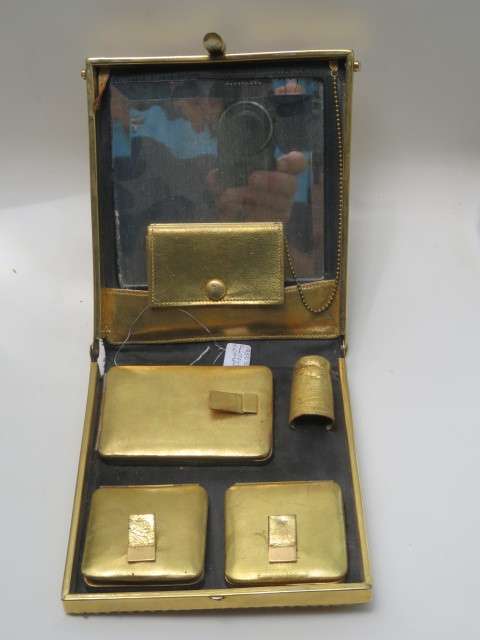 1950`s ladies clutch compact