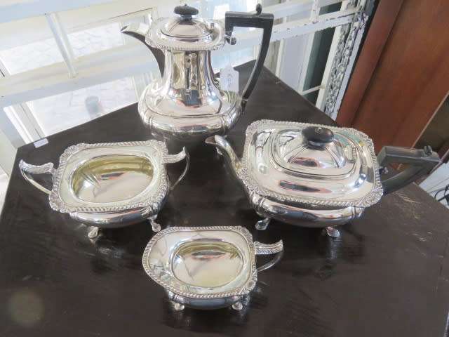 4 piece silver plated tea/coffee set