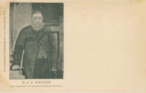PAUL KRUGER POSTCARD