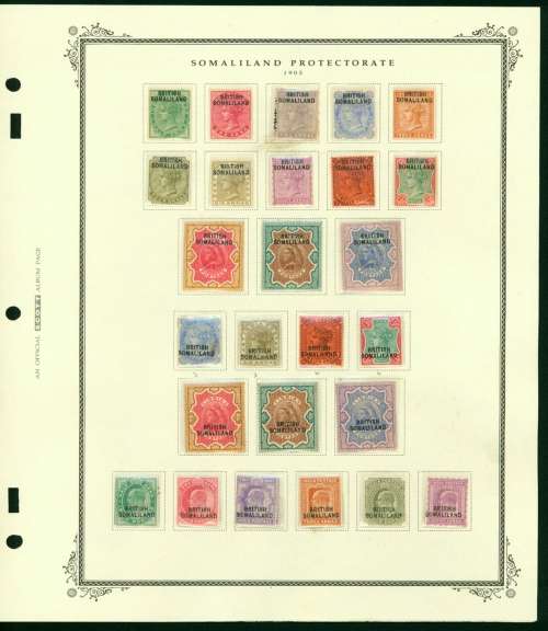 SOMALILAND PROTECTORATE 1903 MH STAMPS