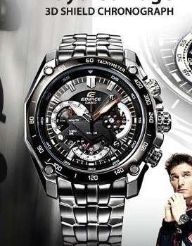 *NEW* Exclusive - CASIO MANS EDIFICE (Lovers Collection) MULTI-HAND (3D Shield Chronograph)