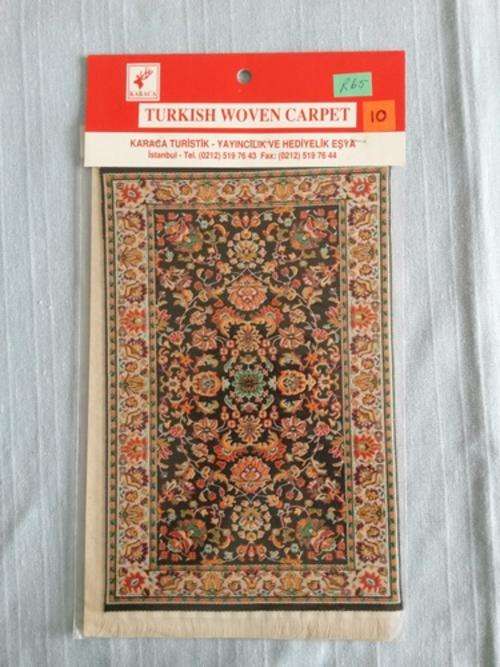 Dollhouse Miniature Turkish Woven Carpet 25cm x 15cm