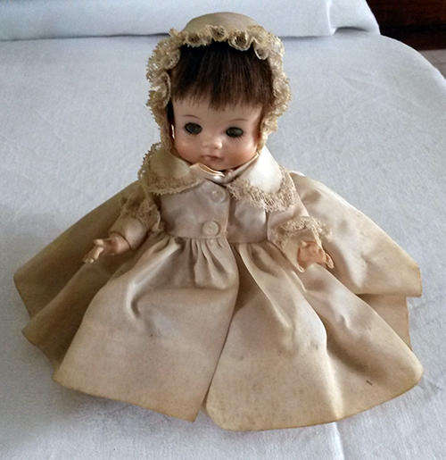 Madame Alexander Littlest Kitten Antique Doll 7"  Vintage 1960