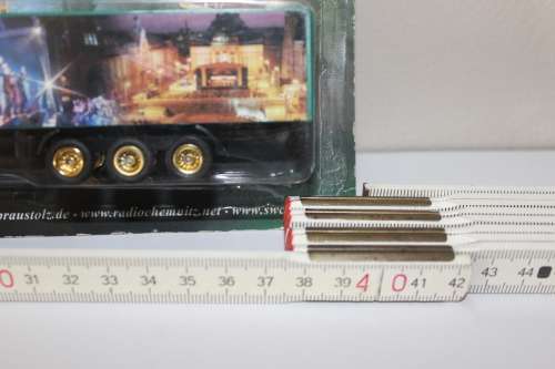 US Truck Road train 38cm long, 1:87, Braustolz Beer Chemnitz, brand new sealed and boxed