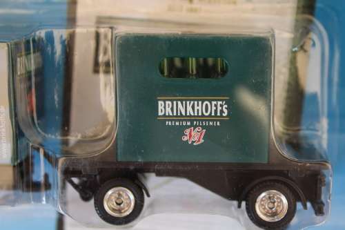 US Truck H0 1:87 with trailer and beer case load Brinkhoff Beer Dortmund