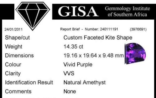 14.35 ct Amethyst