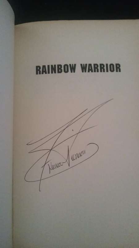Rainbow Warrior signed be Francois Pienaar !!
