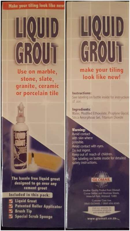 Original Glomail Liquid Grout - Light Grey