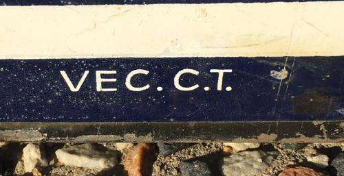 Large vintage Goodyear enamel sign