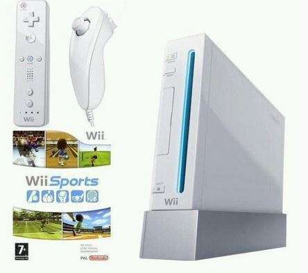 Wii CONSOLE INCLUDING 2 REMOTES AND 10 GAMES AND FISHING ROD THAT GOES WITH THE Wii RAPALA PRO BASSS