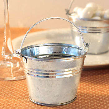 Wedding Favours - Galvanised Mini Pails