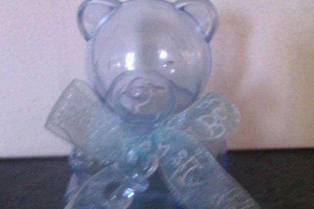 Blue Teddies for Baby Shower Favours