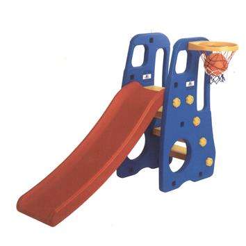 Kids Slide with basketball net