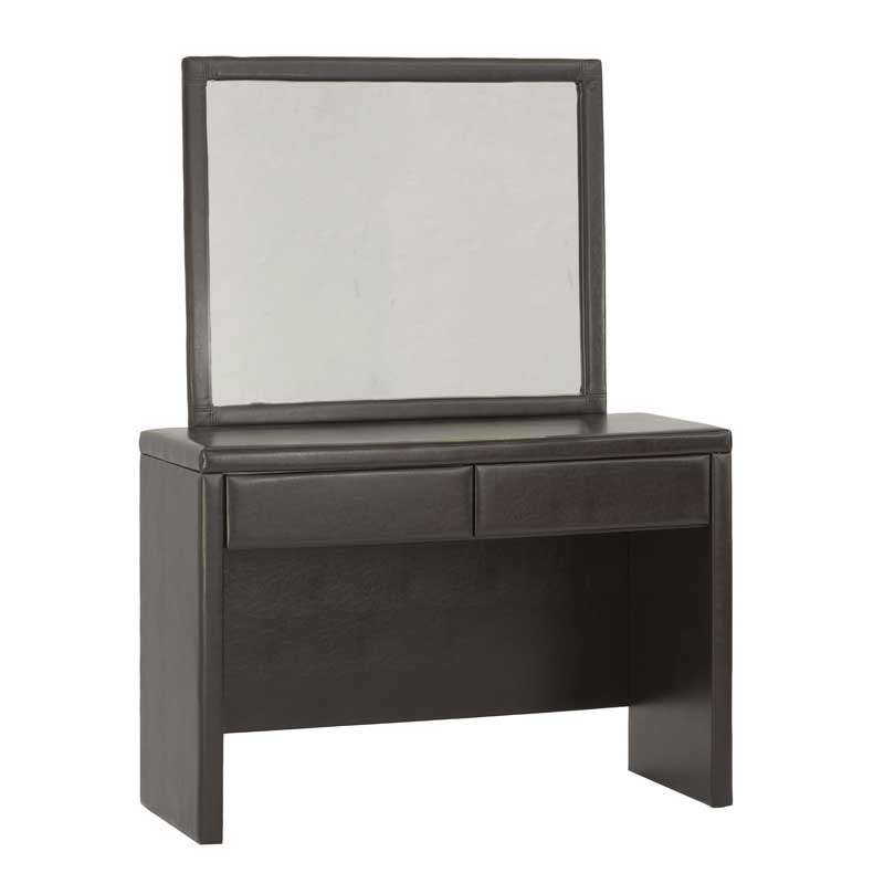 Lovely Leather Touch Dresser & Mirror