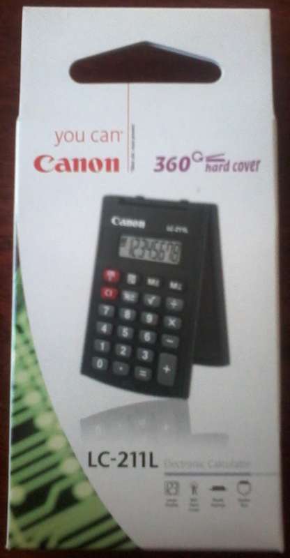 Canon LC-211L 360 Hard Cover Calculator