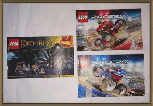 LEGO Bulk Lot 3 sets - Lord of the Rings and 2 Lego Racers sets